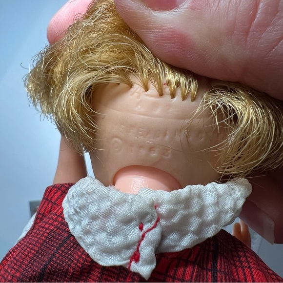 VINTAGE 1963 Deluxe Redding PENNY BRITE 8” Doll w/ Original Dresse - Picture 4 of 4